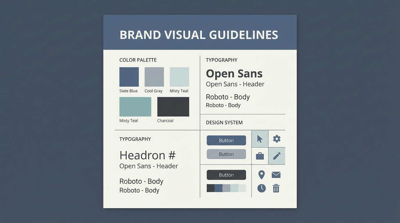 Diseño visual y guías de estilo